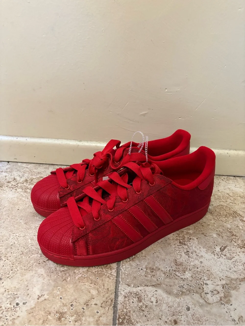 Size 13 - Adidas Superstar II Better Scarlet Rose Red Men's IH9302